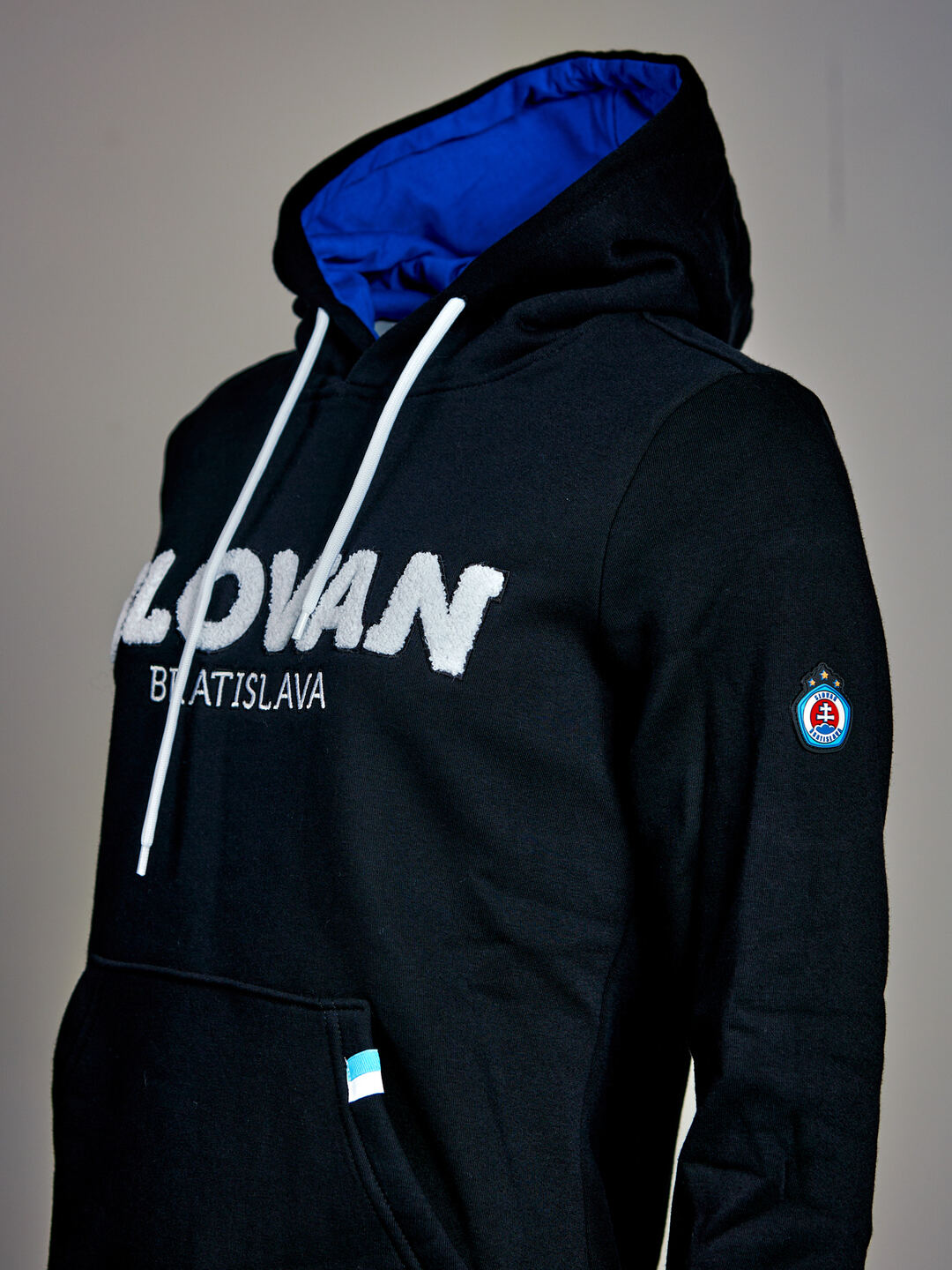 Women's black wool sweatshirt