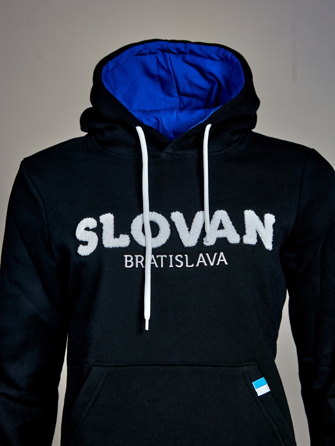 Women's black wool sweatshirt