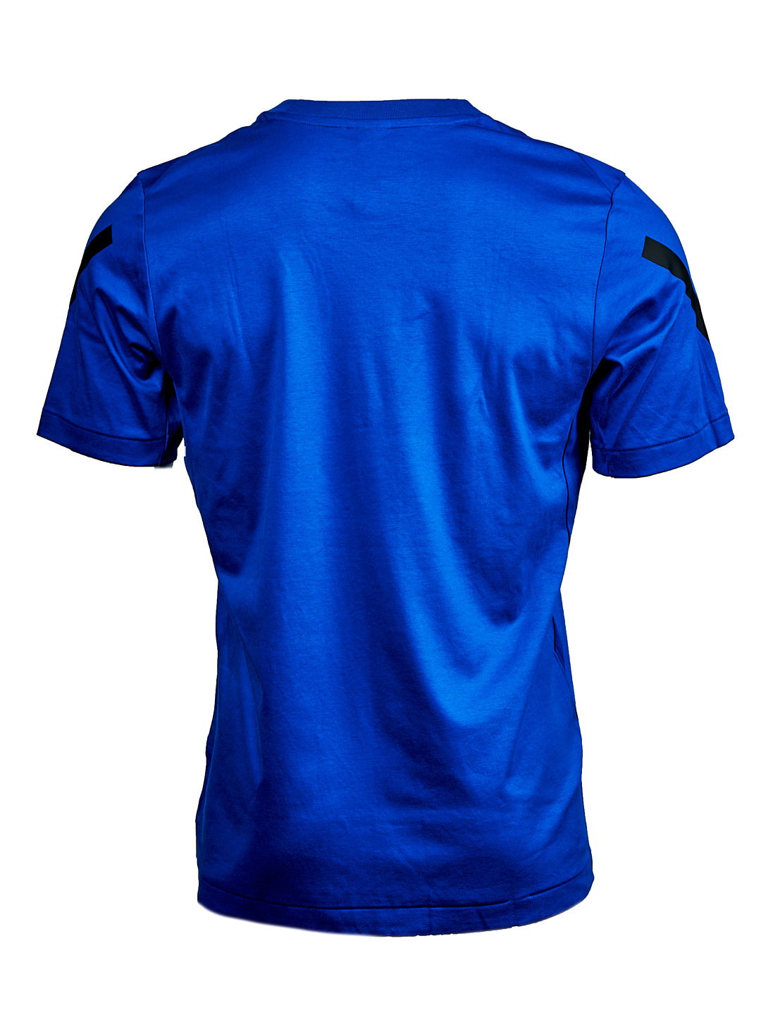 Adidas Herren-Freizeitshirt in Royalblau mit schwarzem Logo