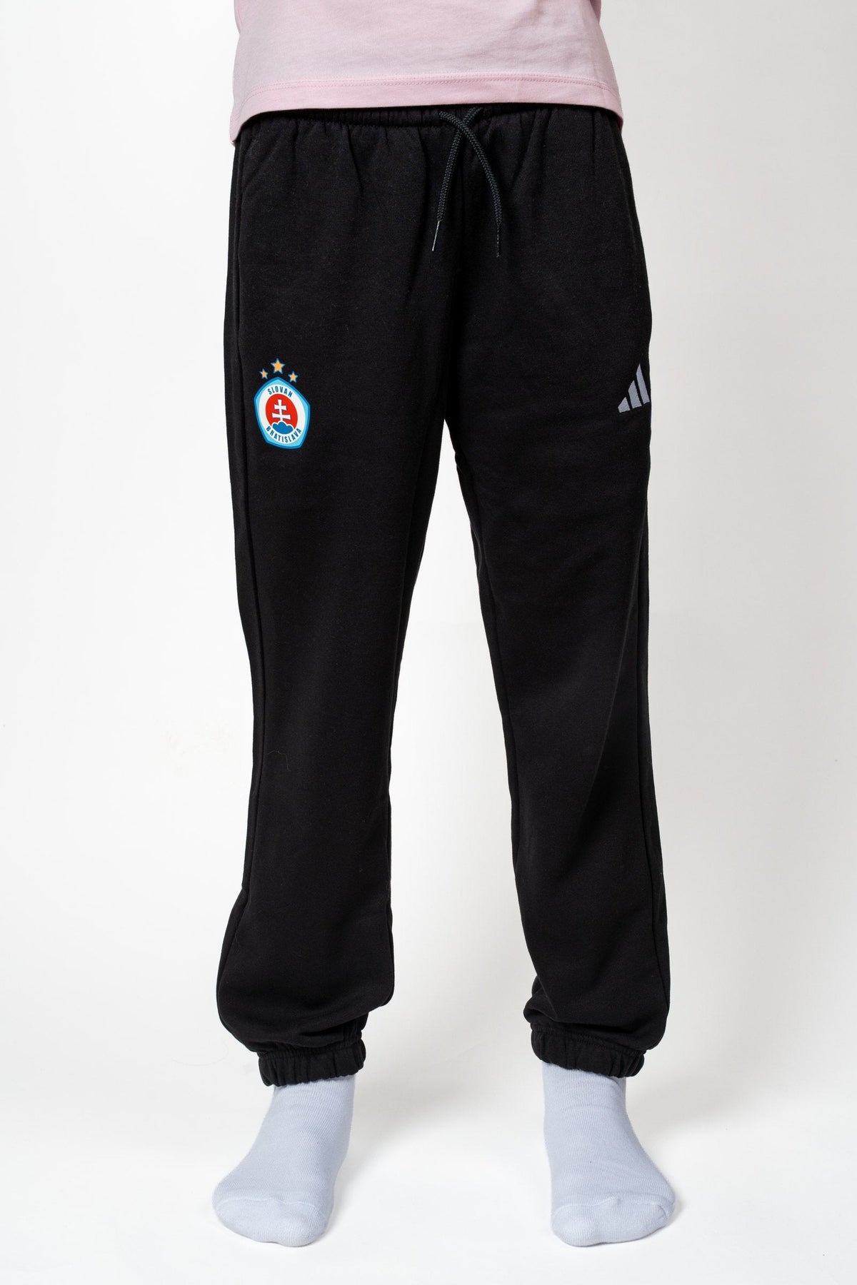 Adidas schwarze Kinder-Jogginghose