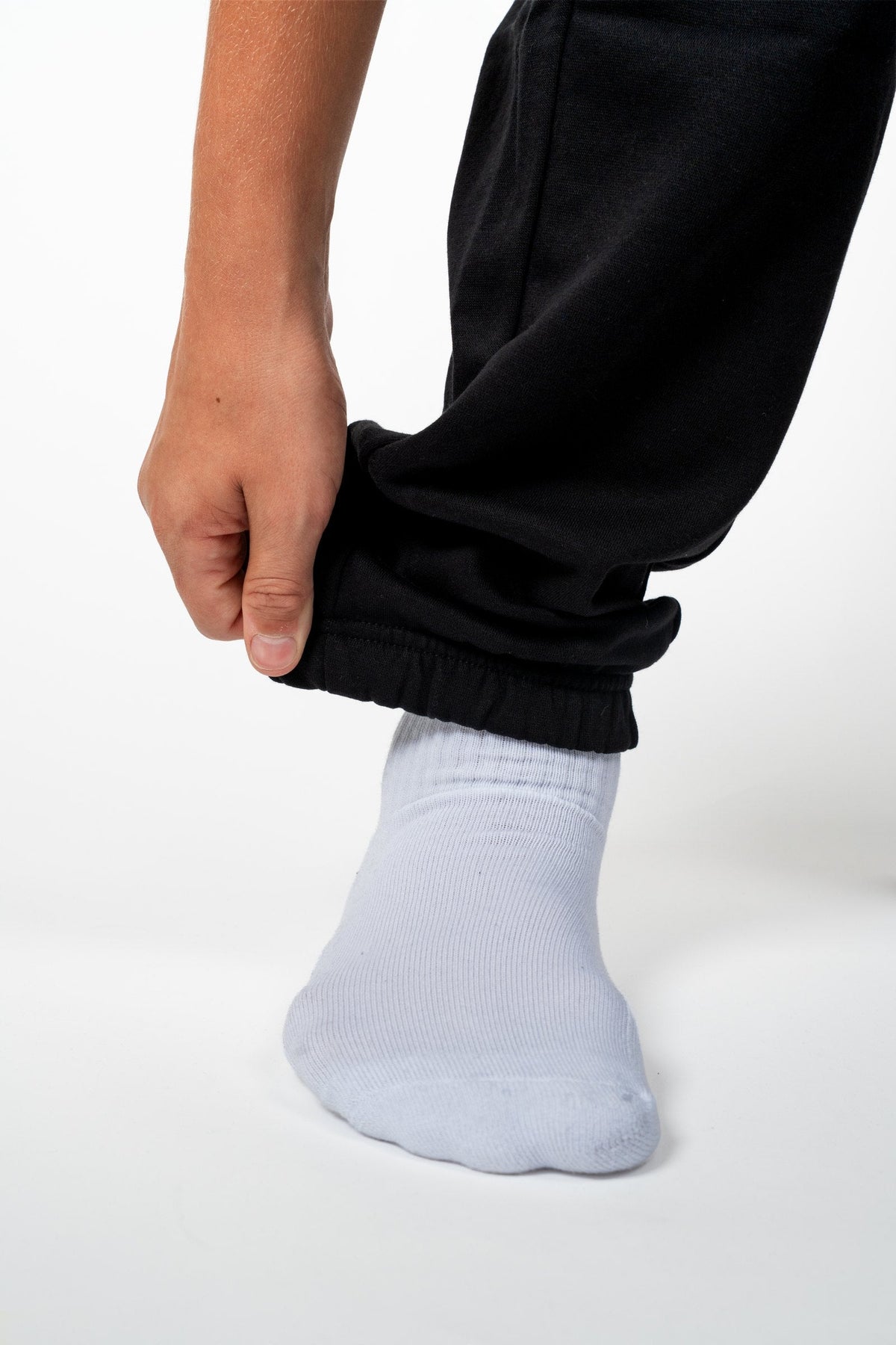 Adidas schwarze Kinder-Jogginghose