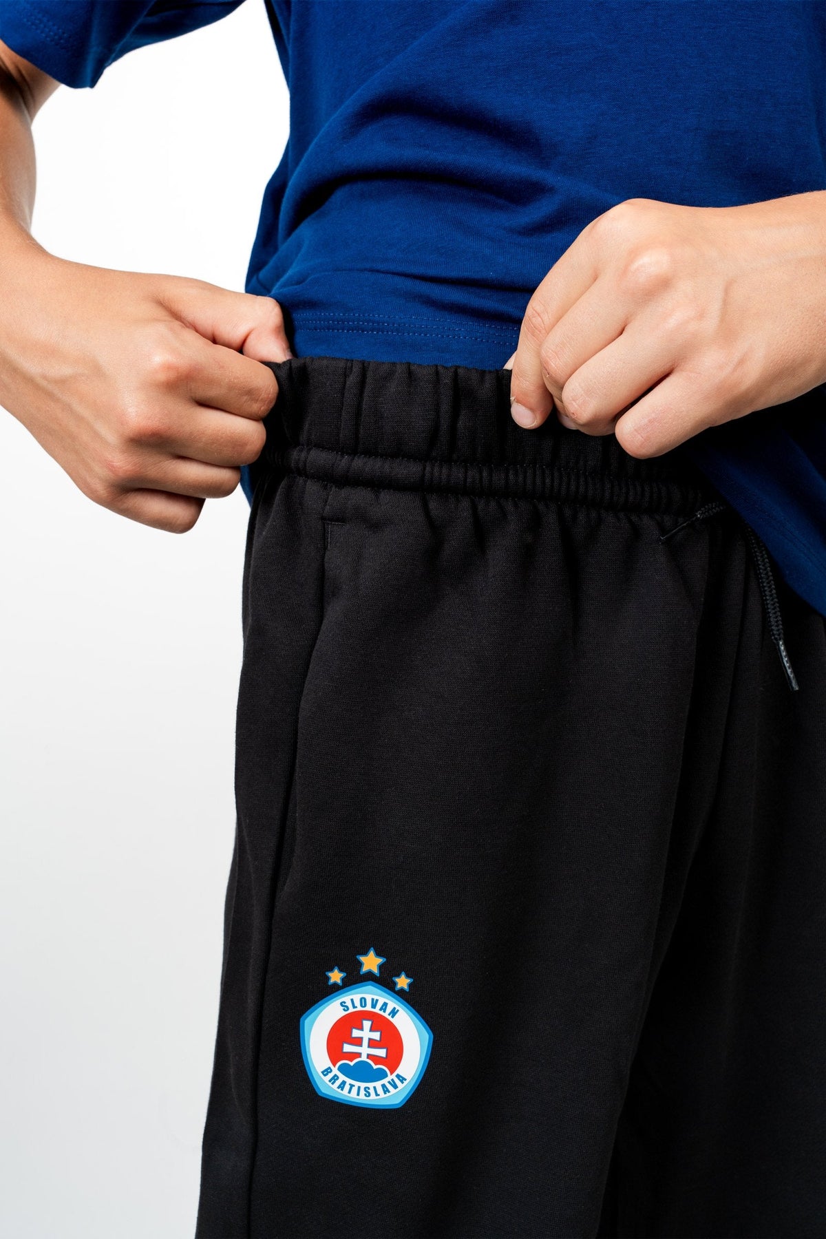 Adidas schwarze Kinder-Jogginghose