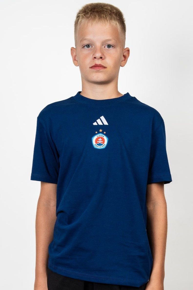 Adidas detské dark blue tričko