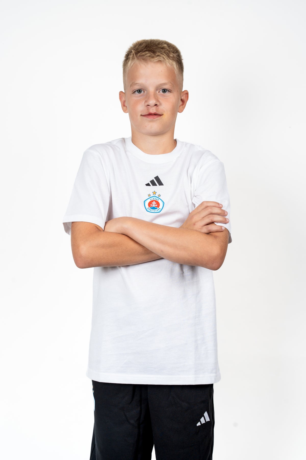 Adidas detské biele tričko