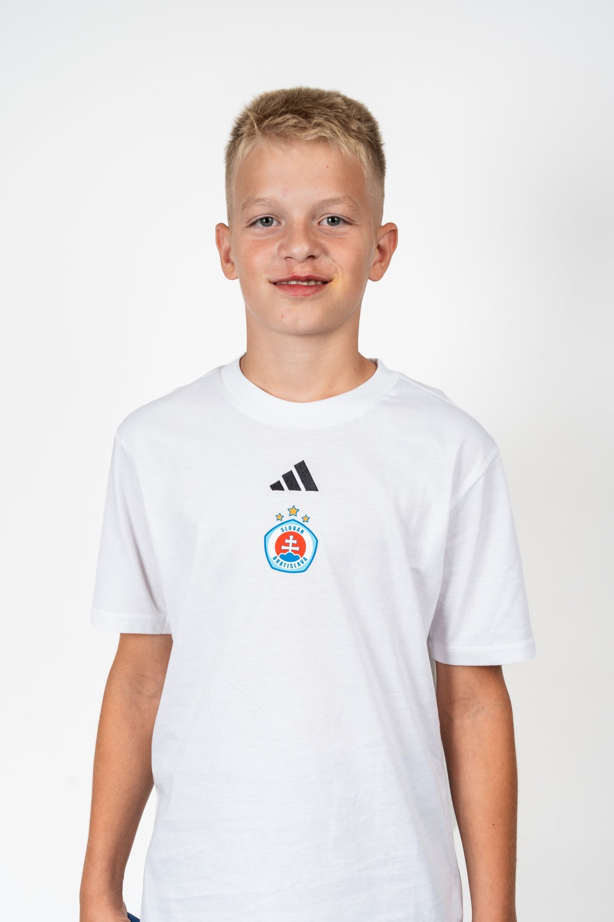 Adidas detské biele tričko