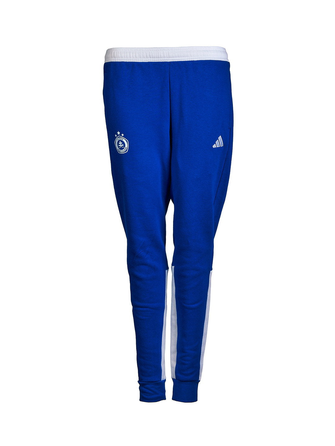 Adidas women's white and blue sweatpants