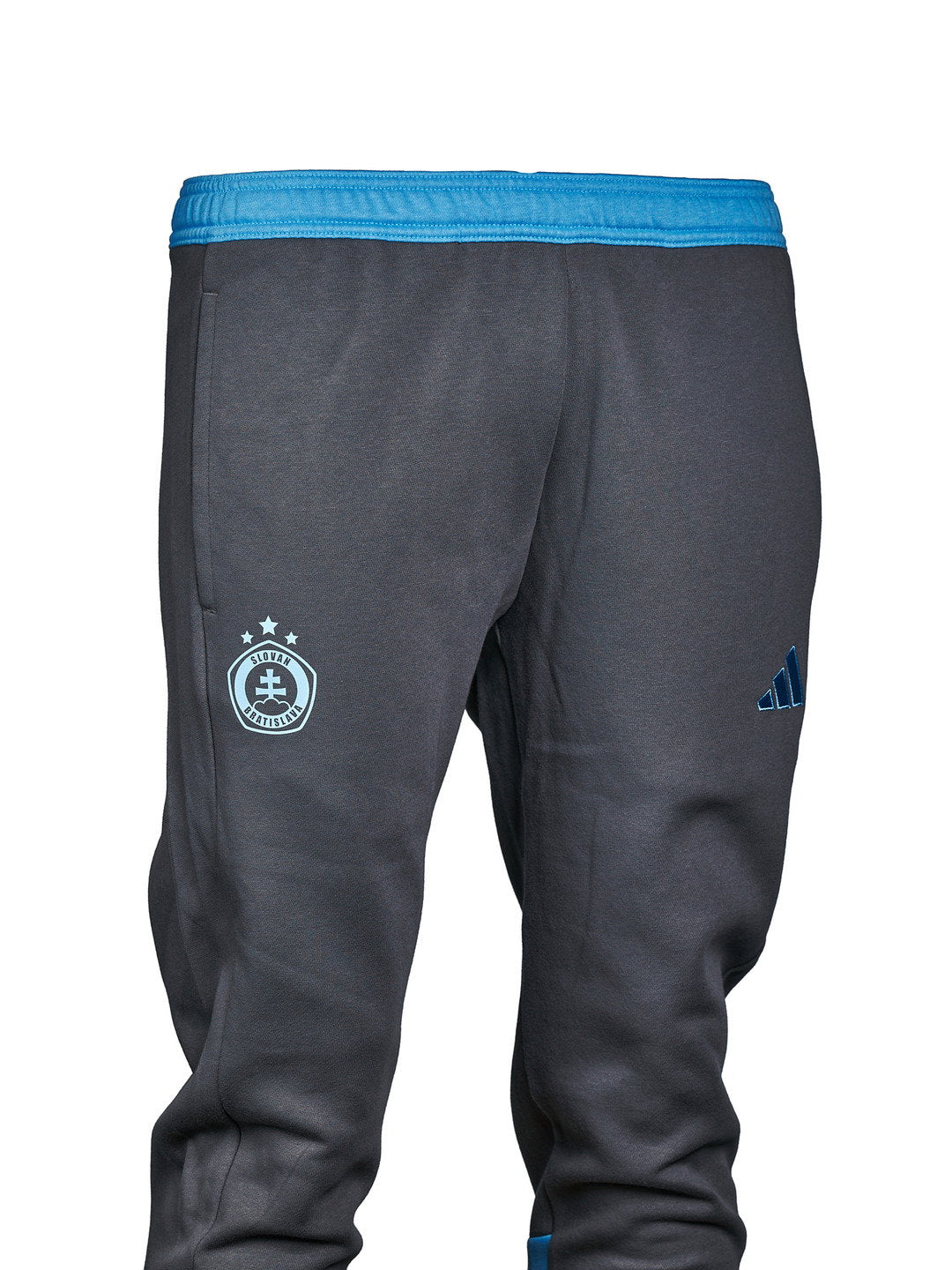 Adidas men's light blue and grey sweatpants
