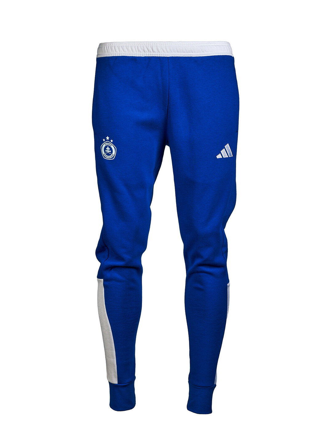 Adidas men's white and blue sweatpants