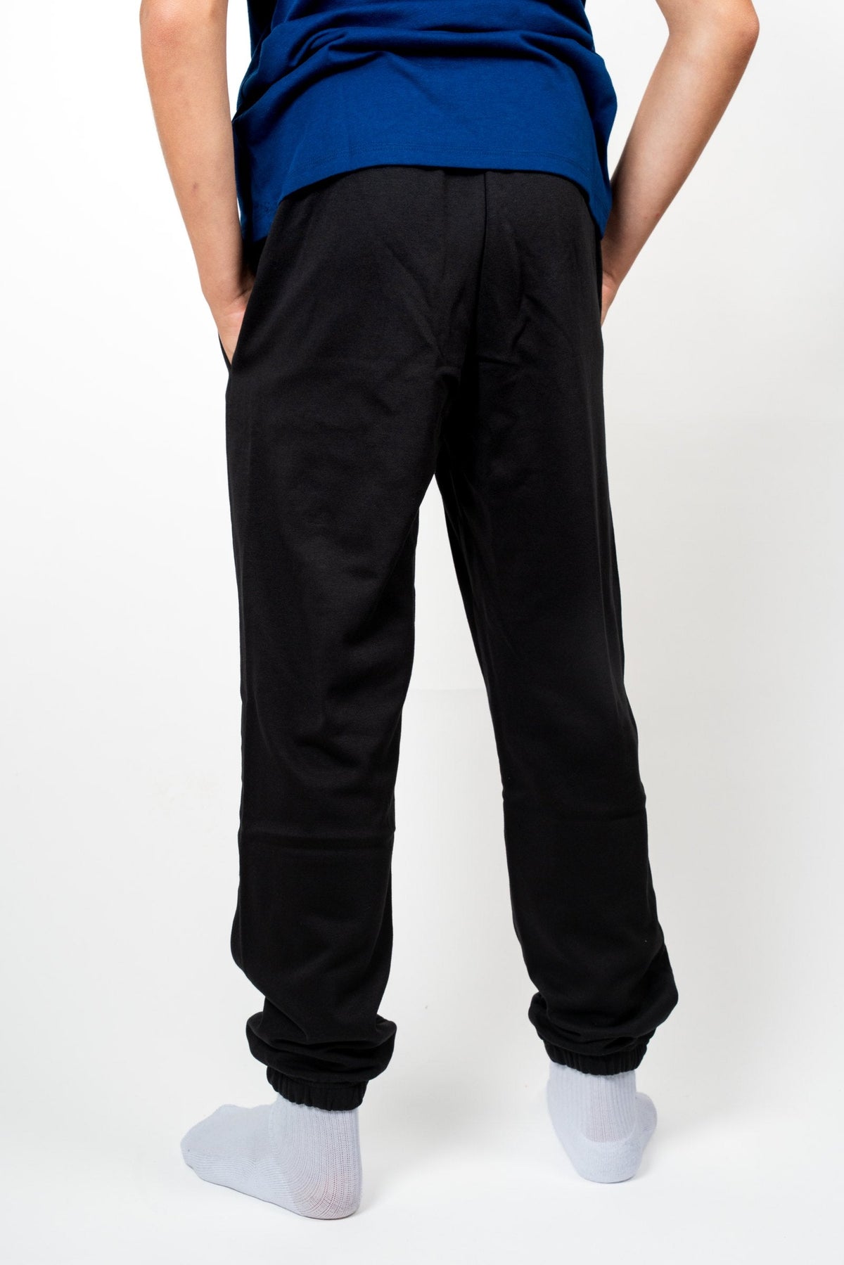 Adidas schwarze Kinder-Jogginghose