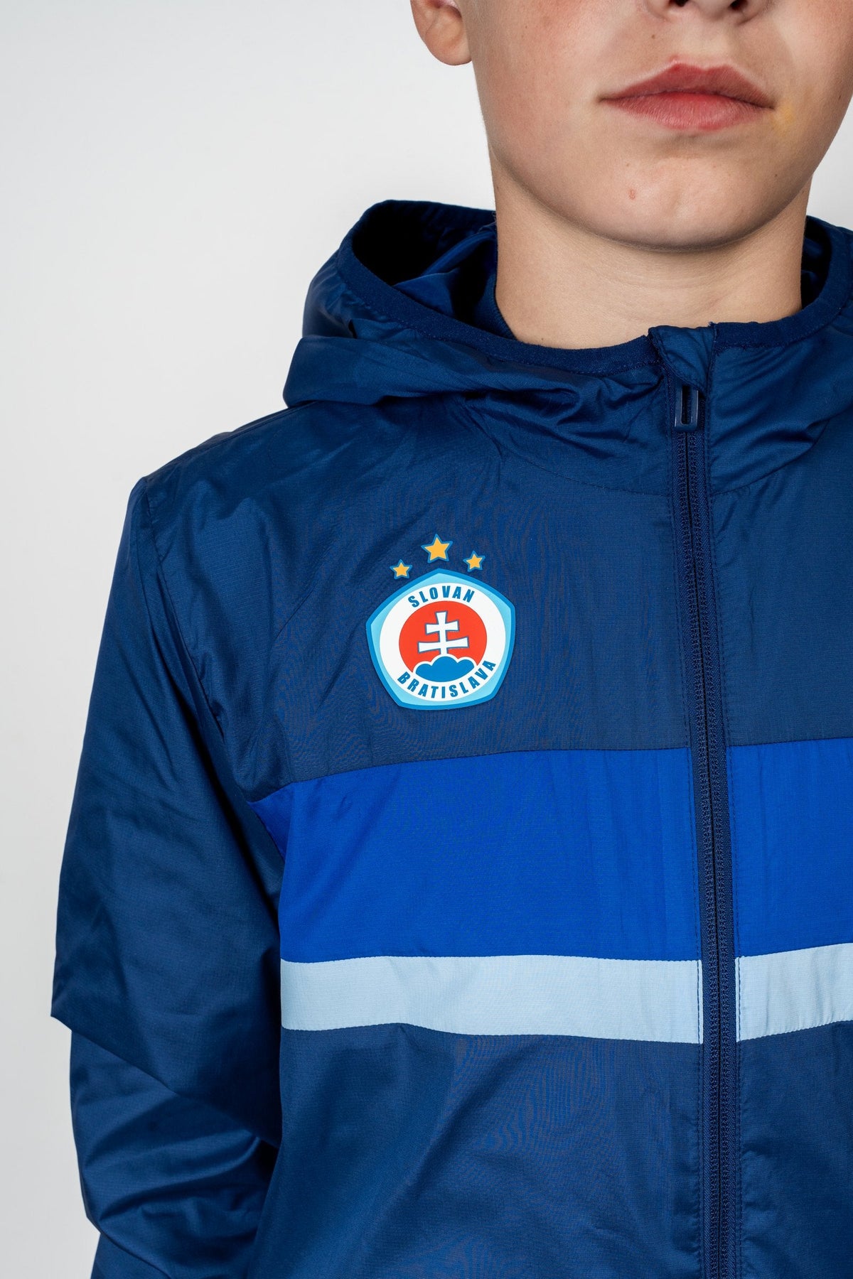 Adidas Kinderjacke dunkelblau