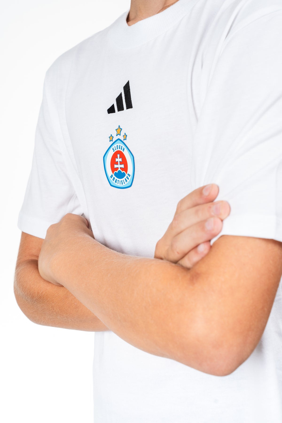Adidas detské biele tričko
