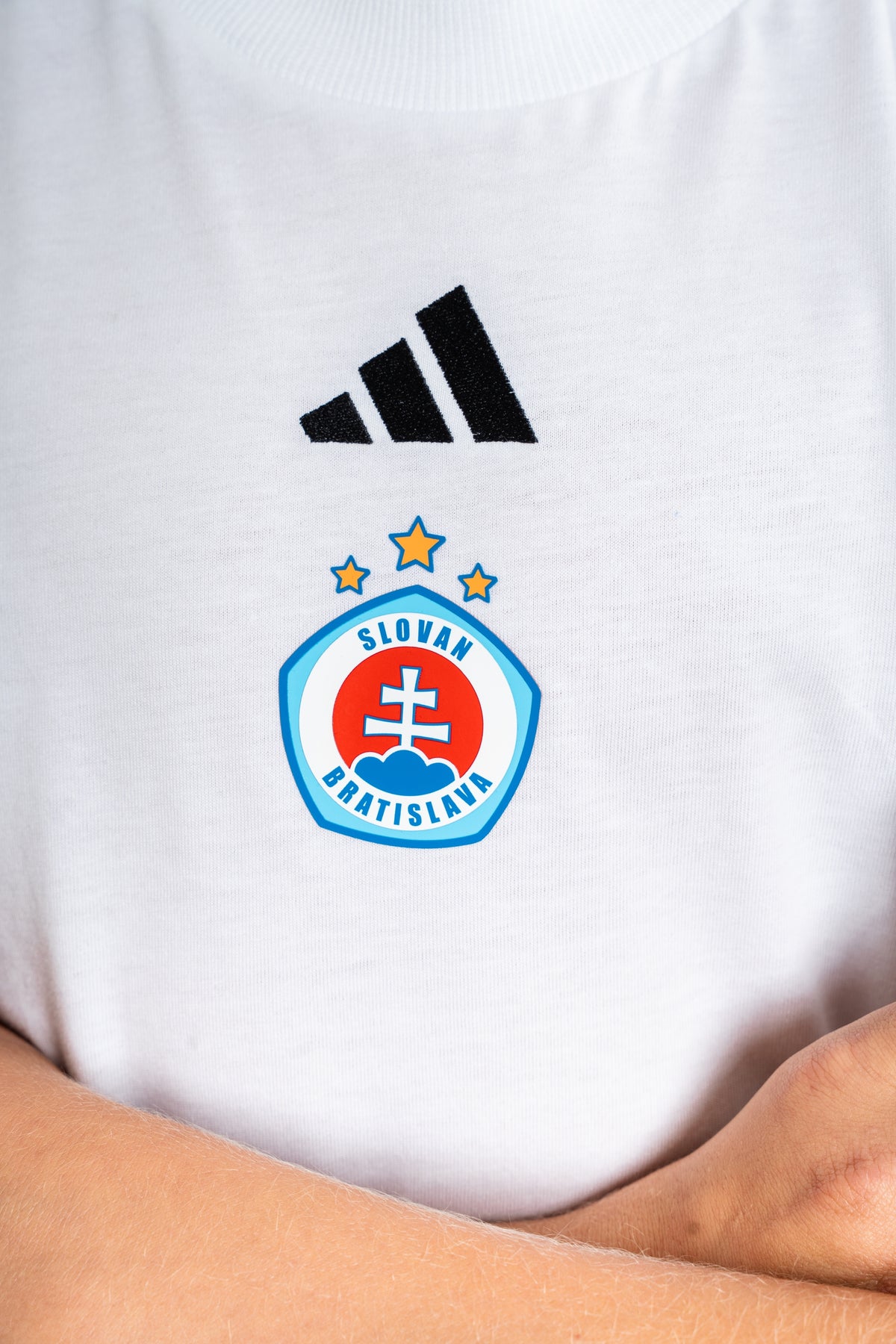 Adidas detské biele tričko