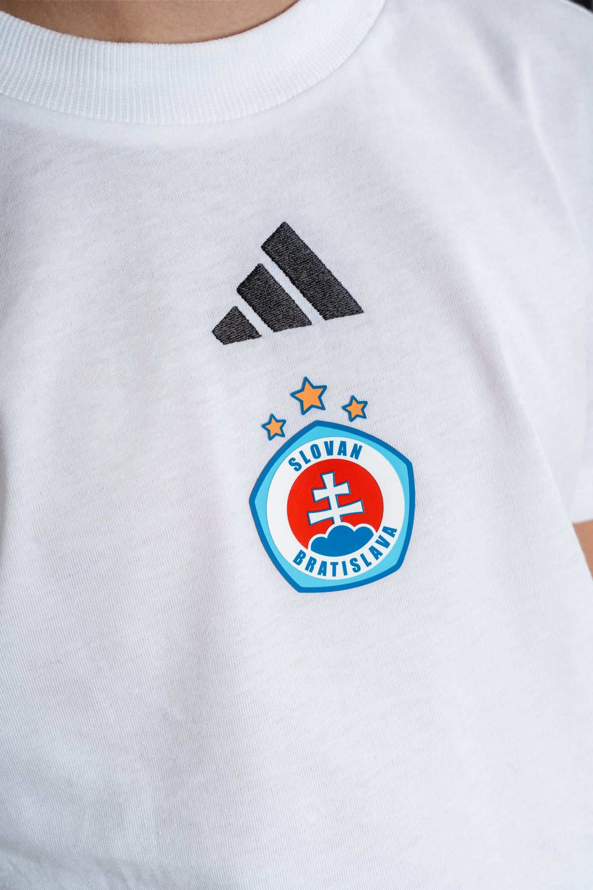Adidas detské biele tričko