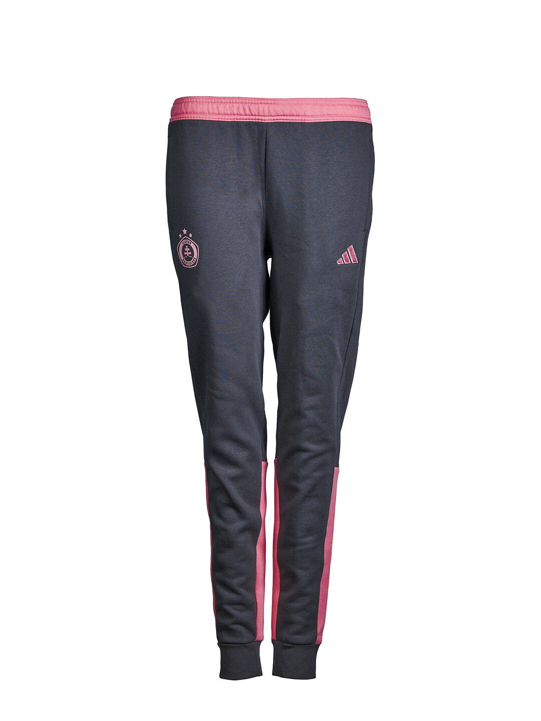 Adidas women's grey and pink sweatpants