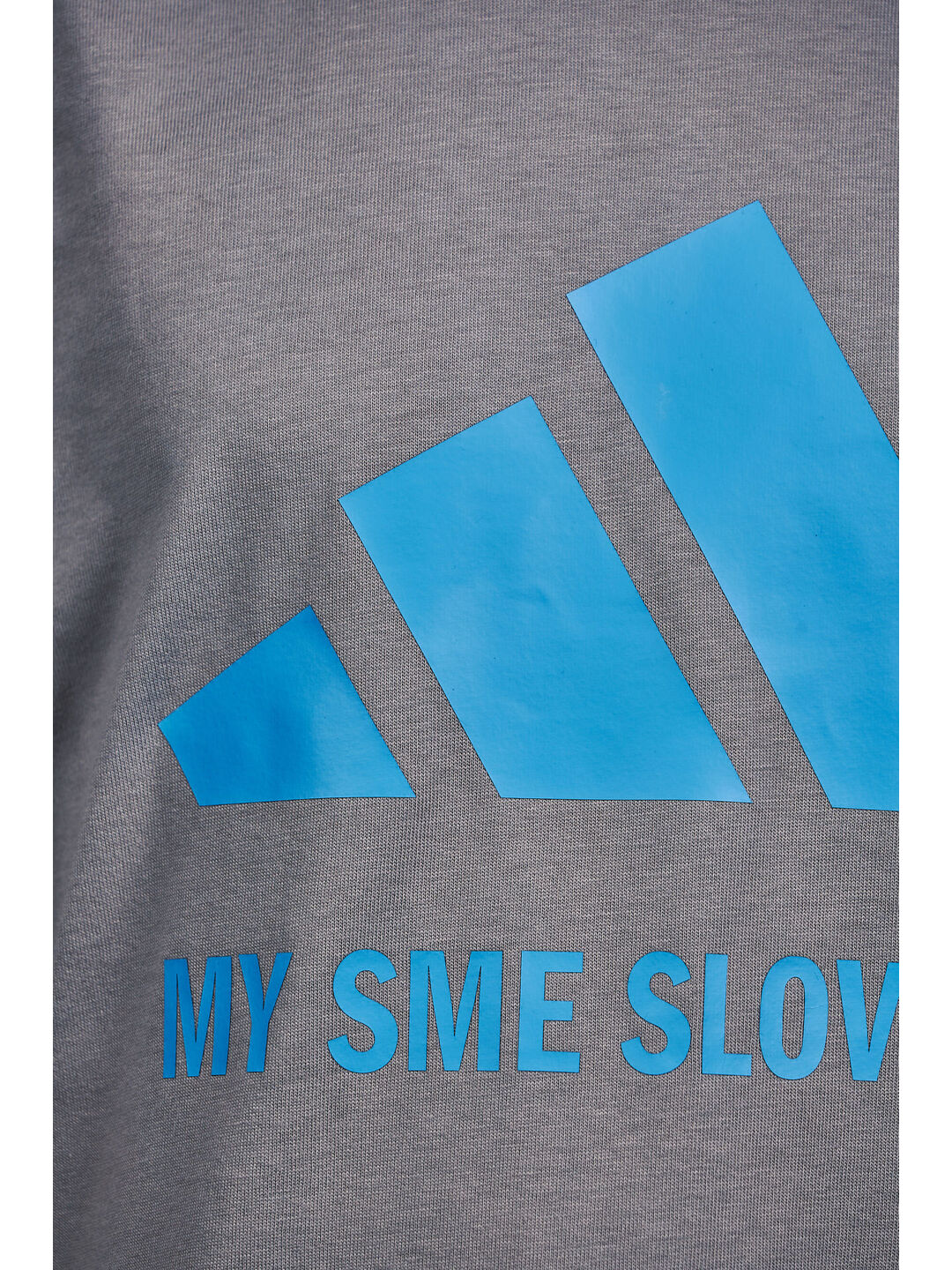 Adidas Kinder-T-Shirt in Grau-Hellblau
