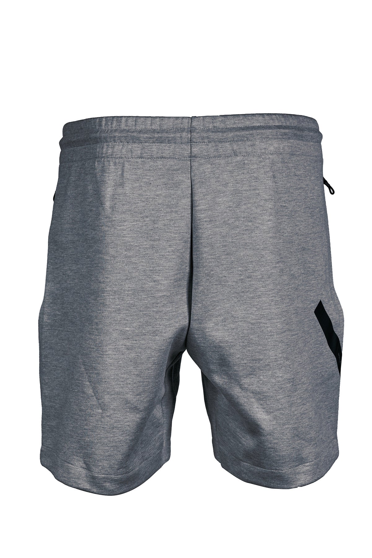 Adidas men's grey shorts with a black logo