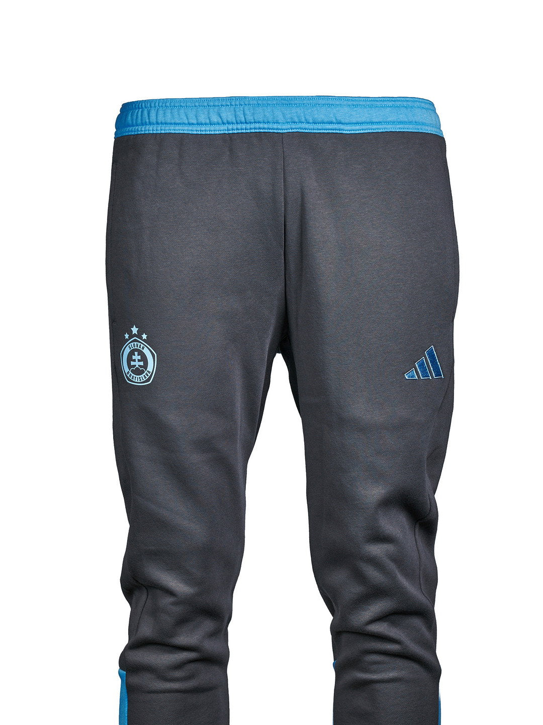 Adidas men's light blue and grey sweatpants
