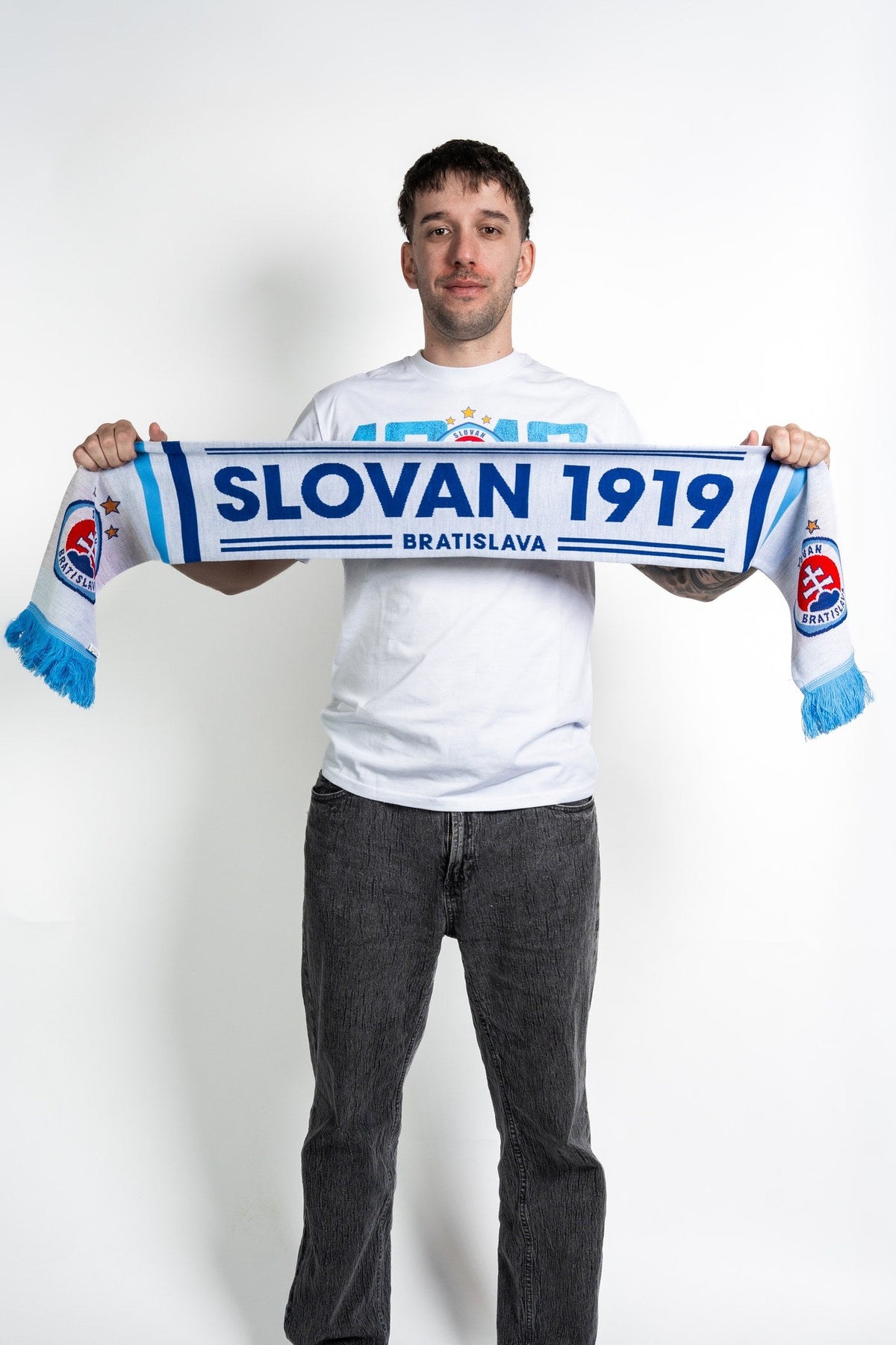 Slovan 1919 scarf white 26/27