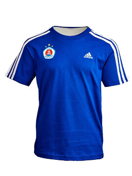 Royal blue tričko adidas s logom