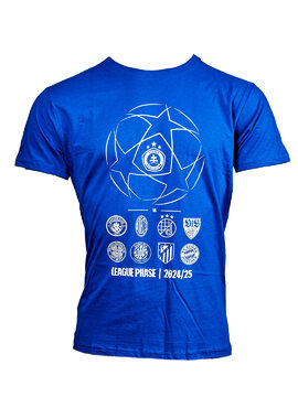 Tričko league phase znaky royal blue