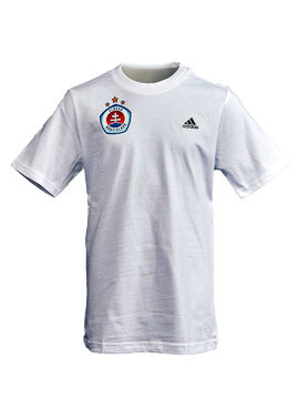 Biele tričko adidas s logom