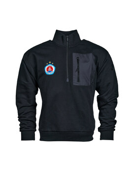 Adidas pánska čierna mikina polzips JF3290